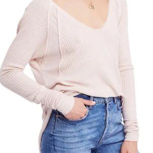 Free People Catalina V-Neck Thermal Top